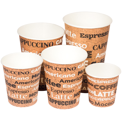 Стакан бумажный 100 мл  d62 мм 1-сл 50 шт COFFEE NEW для горячих напитков "PAPPERSKOPP" 1/50/1000