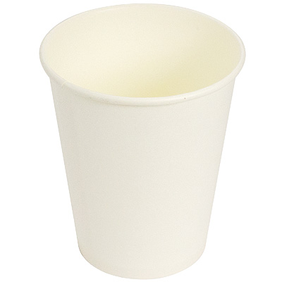 Стакан бумажный  250 млh90 d80 мм 1-сл для горячих напитков БЕЛЫЙ КАРТОН "FORTECUP(ФОРТЕКАП)" 1/50/1000