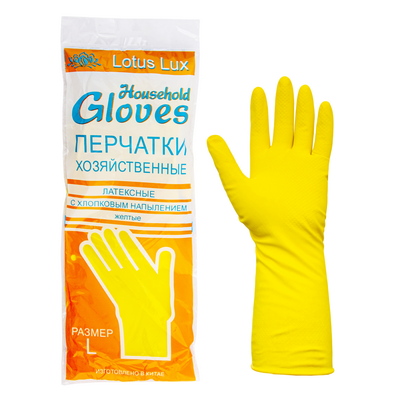   1   L      "Household Gloves" 1/12/144